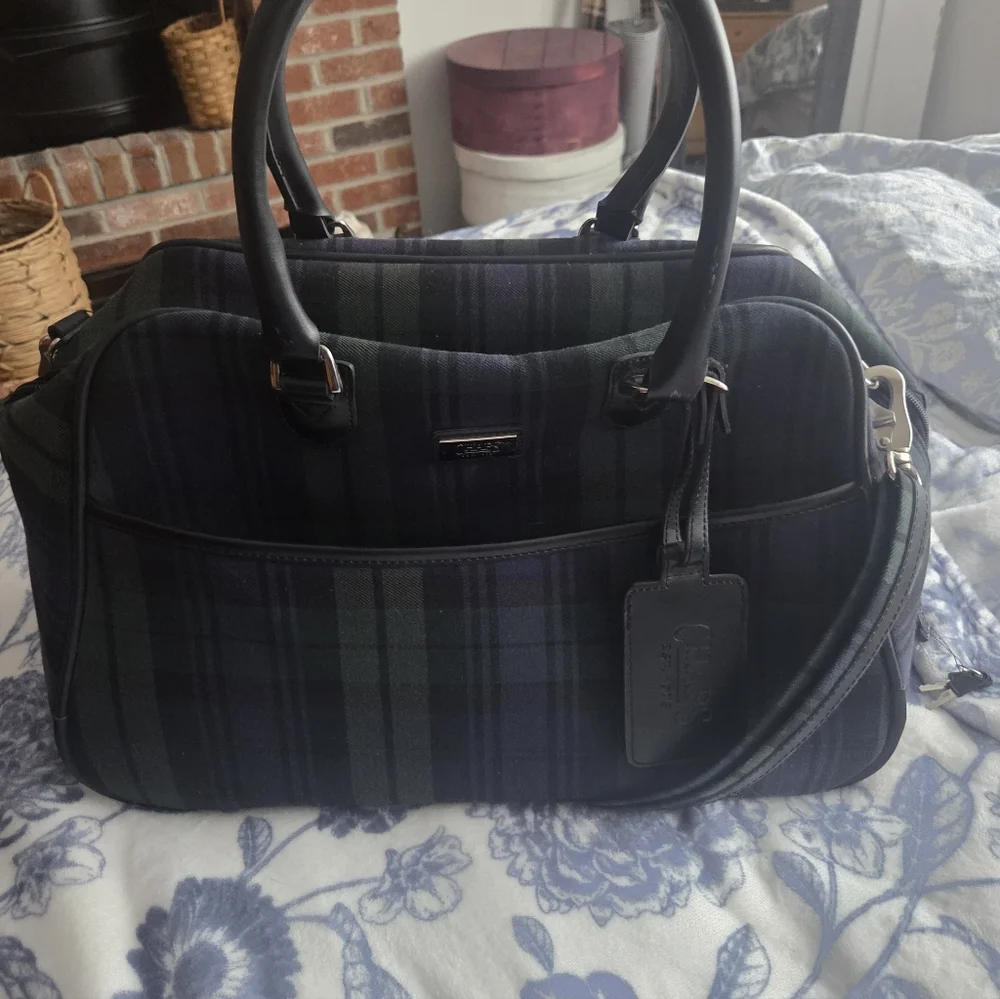 Classic Blackwatch Plaid Tote Bag - Men Bags
